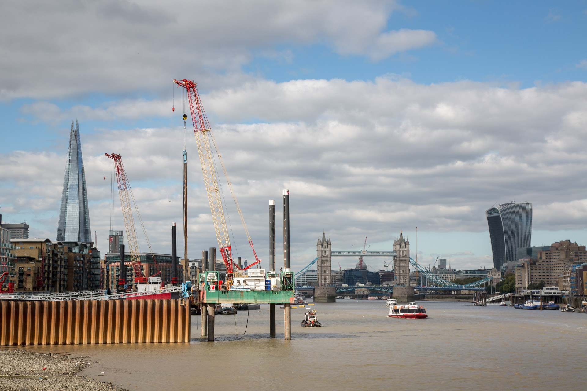 Construction sector annual report photography London